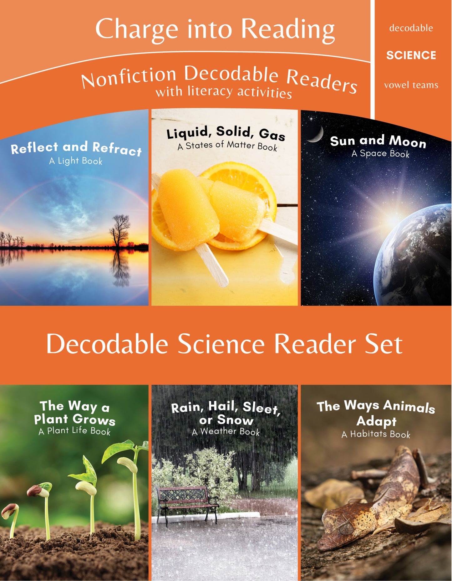 Stage 7: Nonfiction Decodable Science Reader Set (New Product)