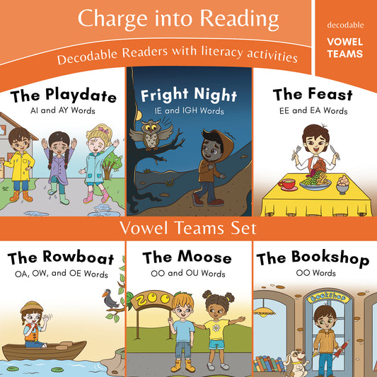 Stage 7: Vowel Teams Decodable Reader Set