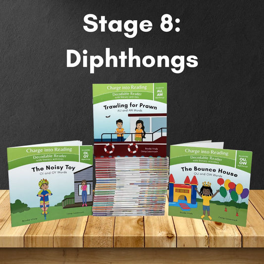 Stage 8: Diphthong Decodable Reader Set