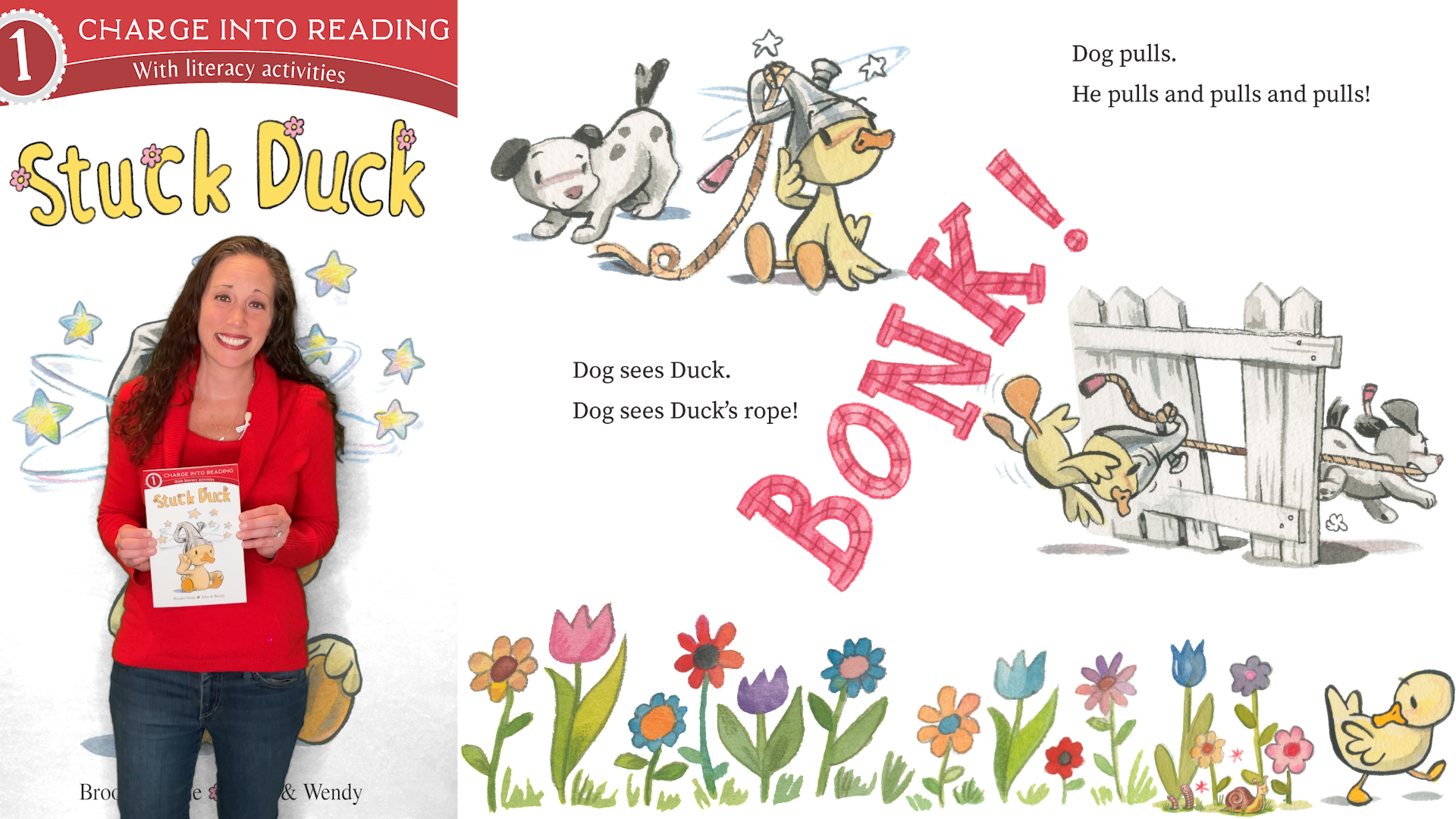 Load video: Stuck Duck by Brooke Vitale: A Book Summary of The Level 1 Early Reader With Literacy Activities