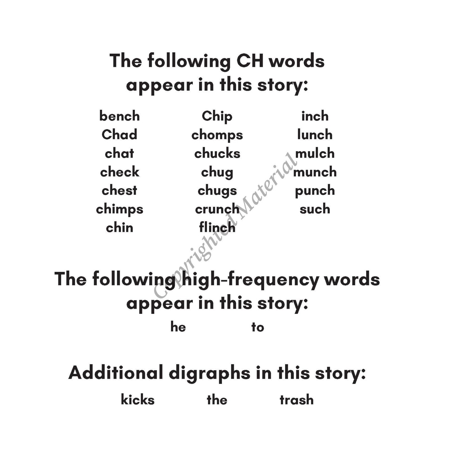 Stage 3: Digraph Decodable Reader Set