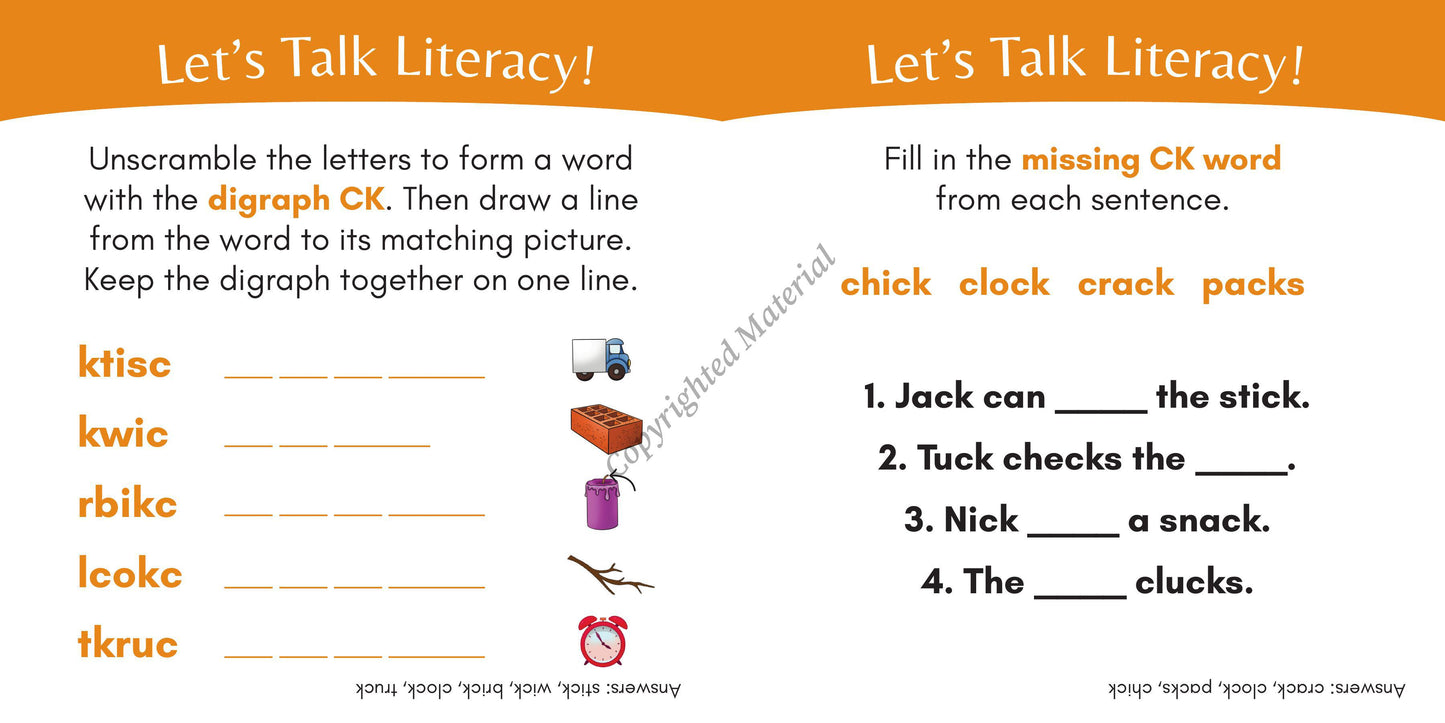 Stage 3: Digraph Decodable Reader Set