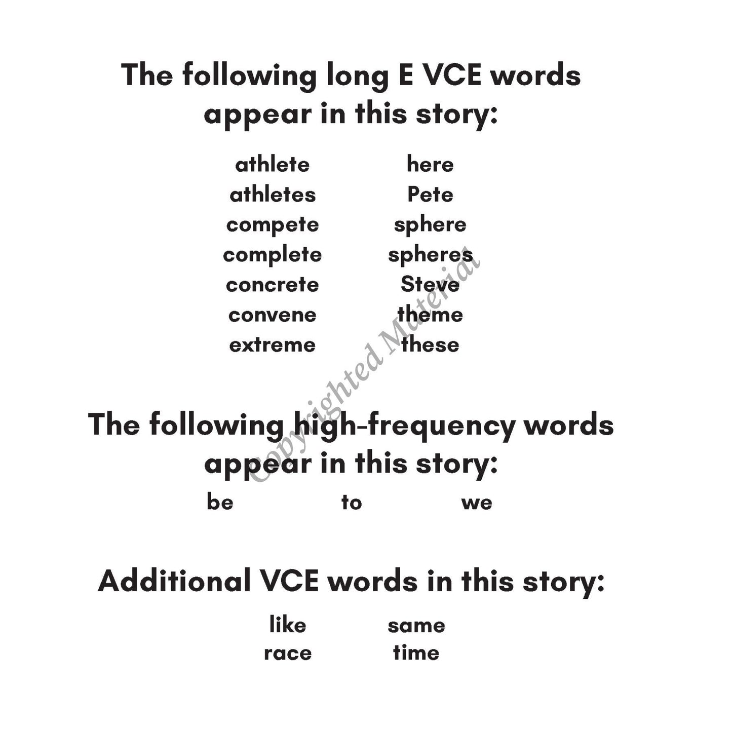 Stage 4: Long Vowel VCE Decodable Reader Set