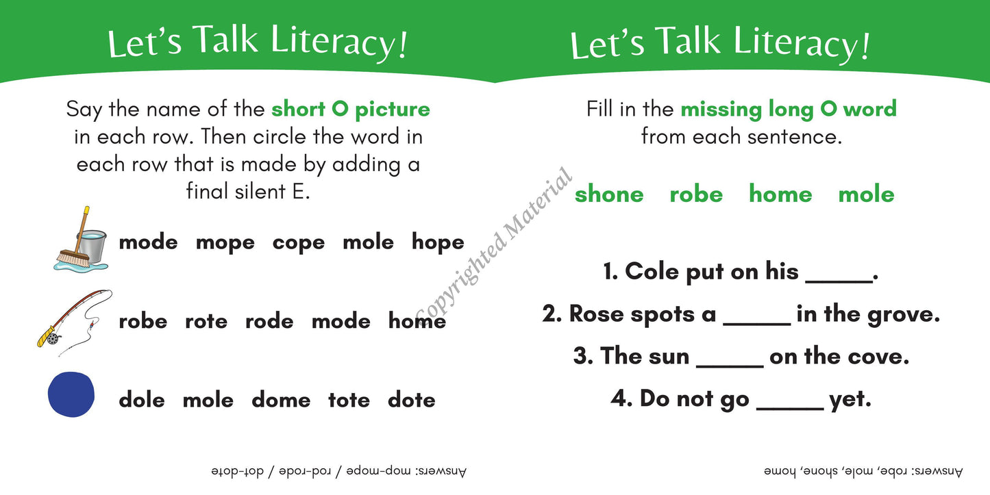 Stage 4: Long Vowel VCE Decodable Reader Set