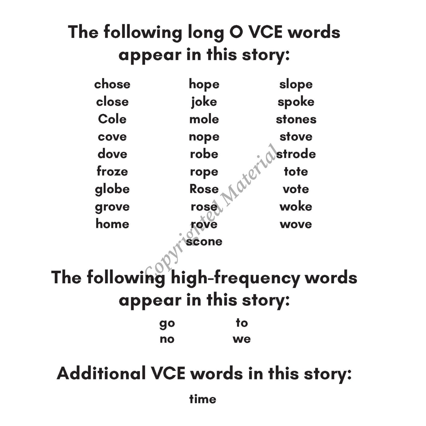 Stage 4: Long Vowel VCE Decodable Reader Set