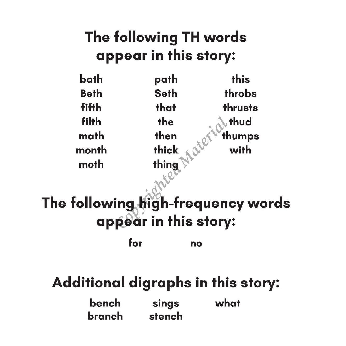 Stage 3: Digraph Decodable Reader Set
