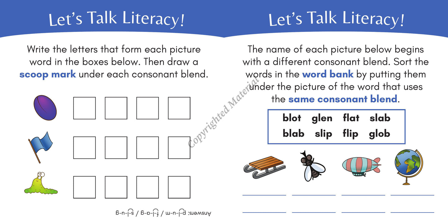 Stage 2: Consonant Blends Decodable Reader Set