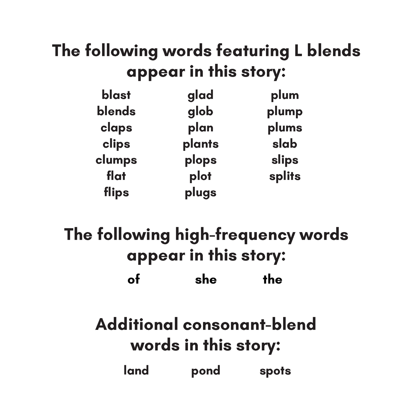 Stage 2: Consonant Blends Decodable Reader Set