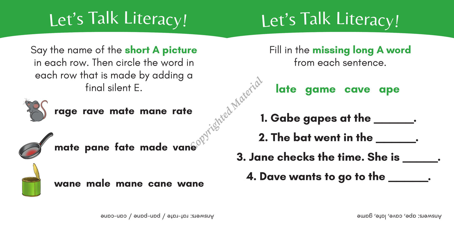 Stage 4: Long Vowel VCE Decodable Reader Set