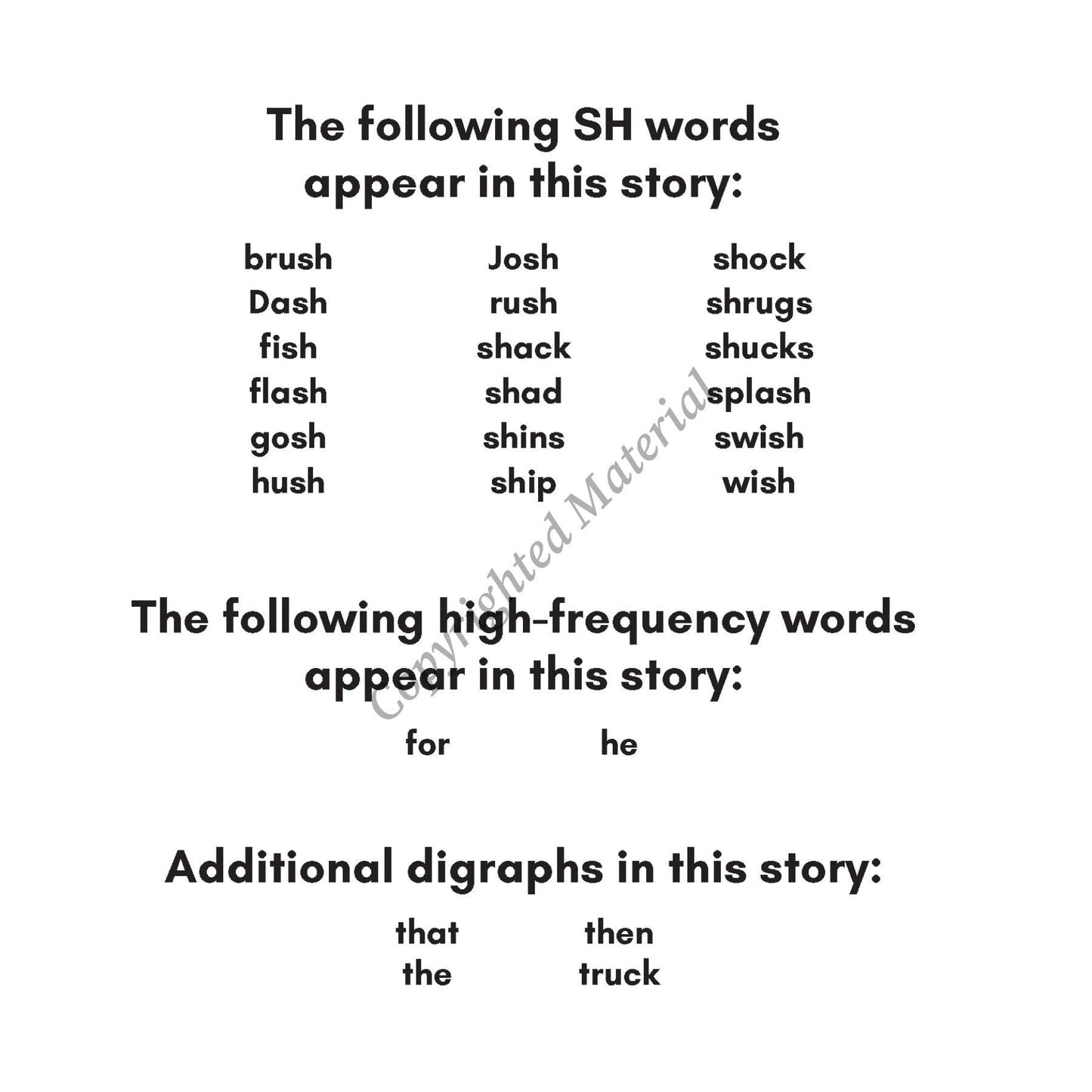 Stage 3: Digraph Decodable Reader Set