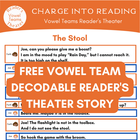 The Stool: A Vowel Teams Decodable Reader's Theater by Brooke Vitale