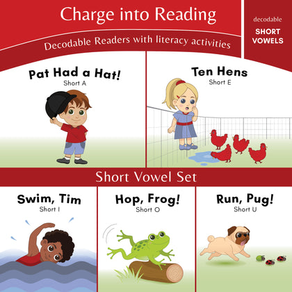 Stage 1: Short Vowel Decodable Reader Set