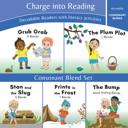 Stage 2: Consonant Blends Decodable Reader Set
