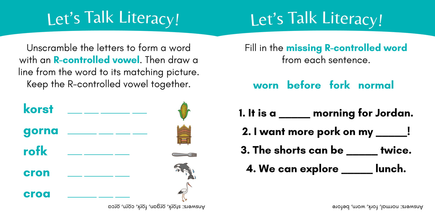 Stage 6: R-Controlled Vowel Decodable Reader Set