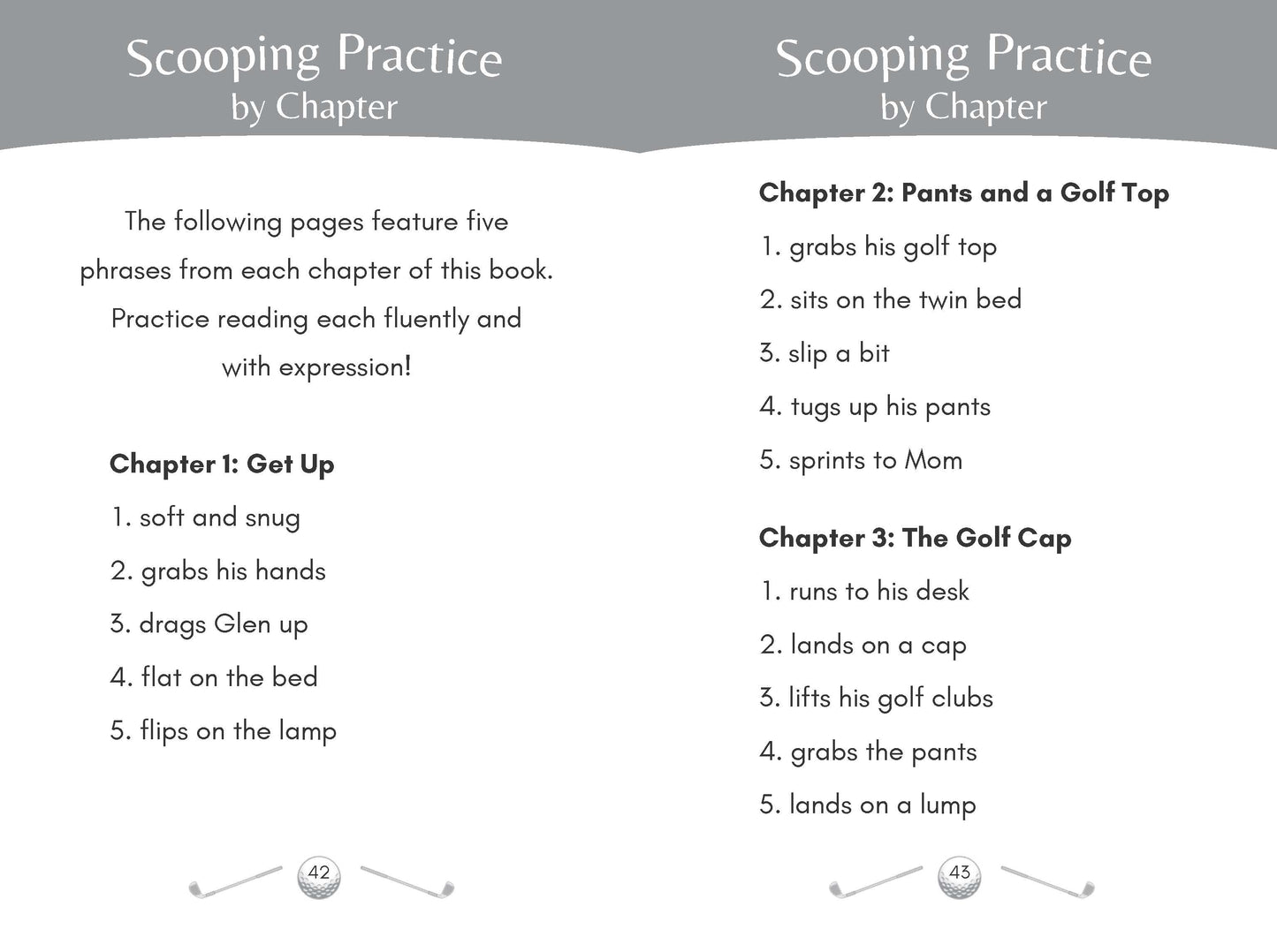 Golf Is the Best: Consonant Blends Decodable Chapter Book
