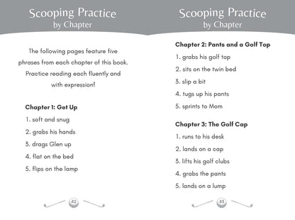 Golf Is the Best: Consonant Blends Decodable Chapter Book