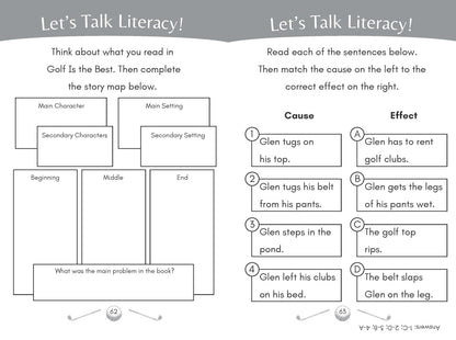 Golf Is the Best: Consonant Blends Decodable Chapter Book