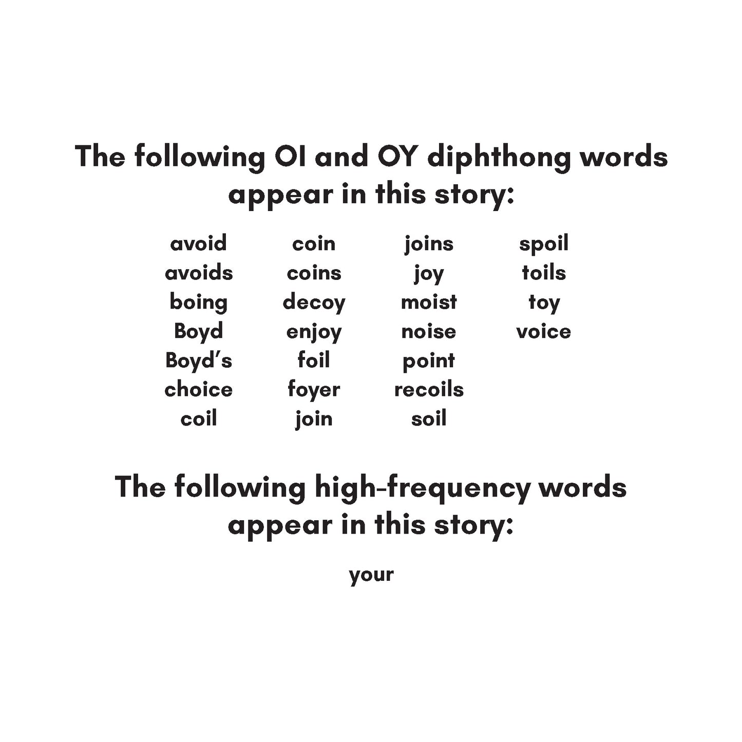 Stage 8: Diphthong Decodable Reader Set