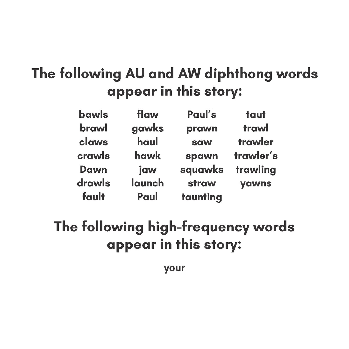 Stage 8: Diphthong Decodable Reader Set