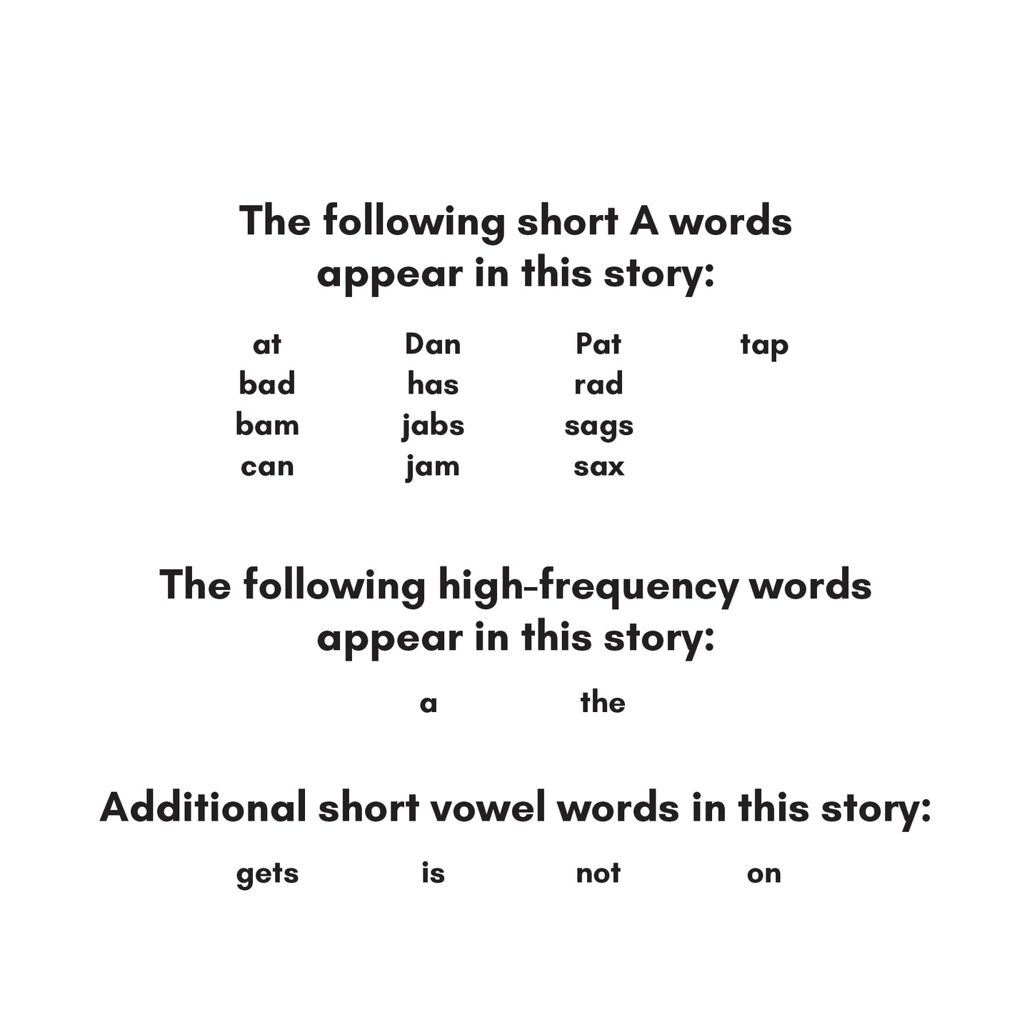 Stage Pre-1: Beginning Letters Short Vowel Decodable Reader Set