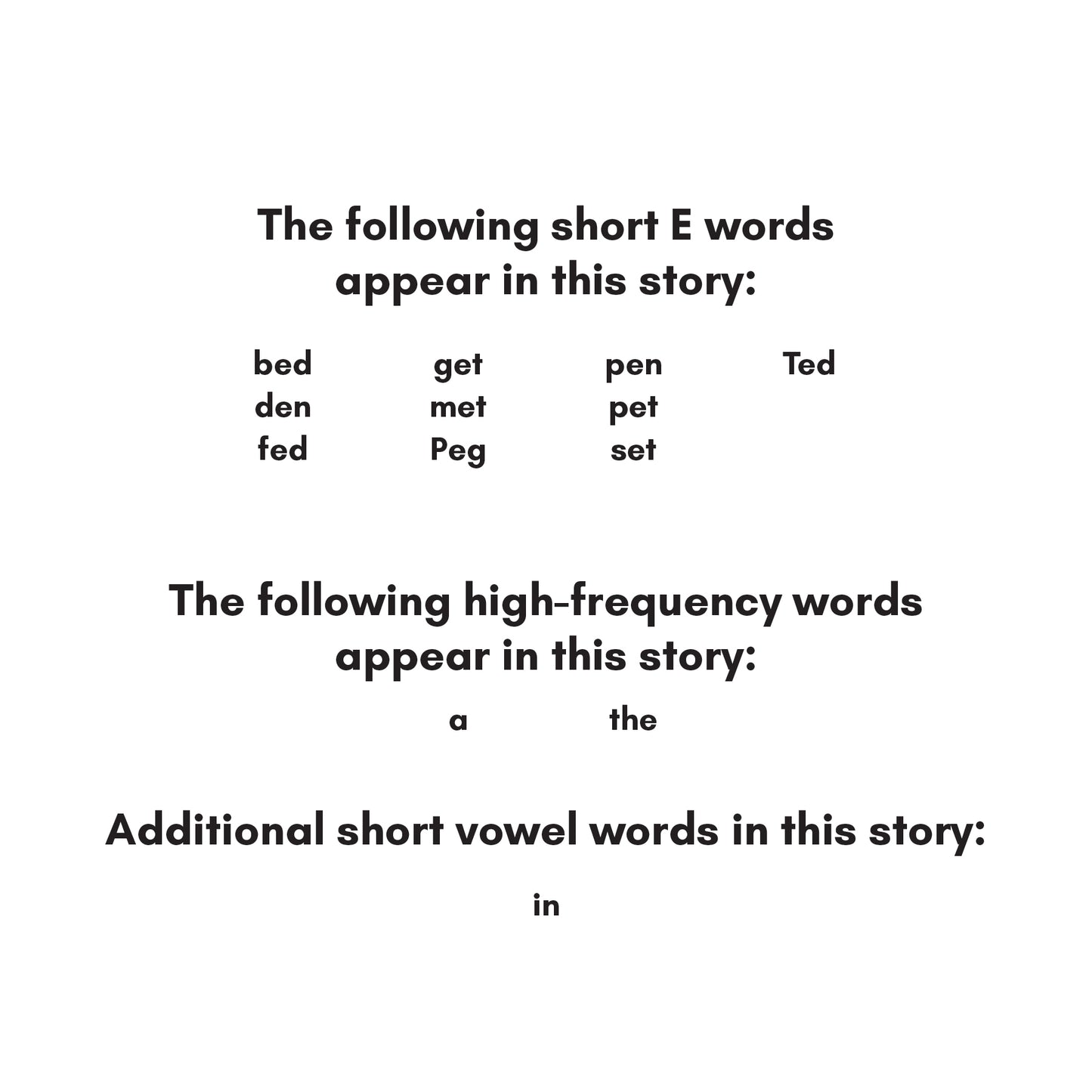 Stage Pre-1: Beginning Letters Short Vowel Decodable Reader Set