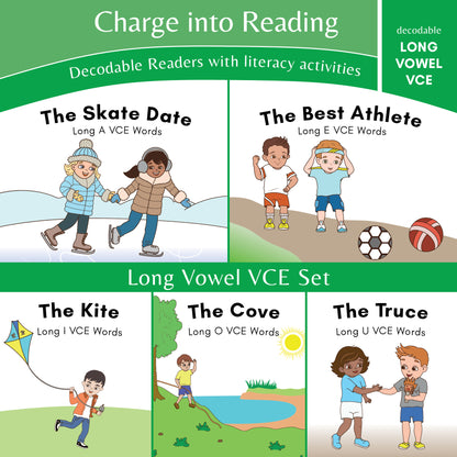 Stage 4: Long Vowel VCE Decodable Reader Set