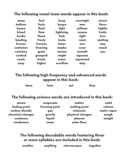 Stage 7: Nonfiction Decodable Science Reader Set
