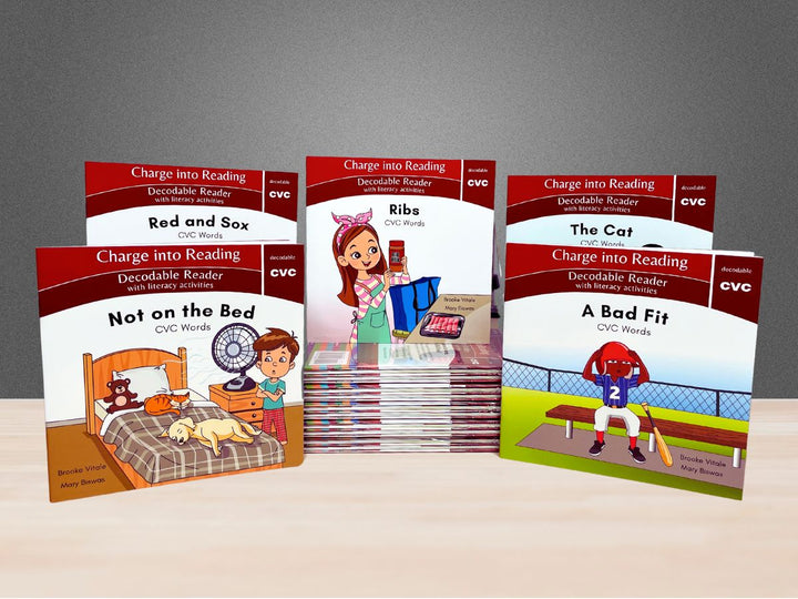 Charge into Reading Decodable Readers from Charge Mommy Books