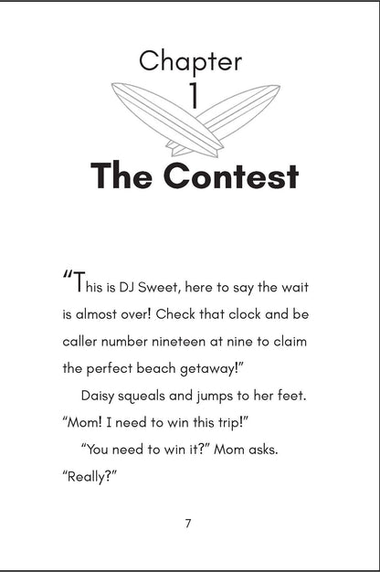 The Beach Getaway: Vowel Teams Decodable Chapter Book