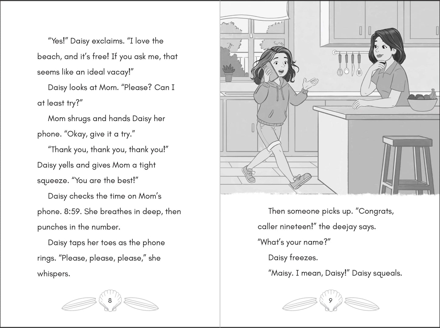 The Beach Getaway: Vowel Teams Decodable Chapter Book