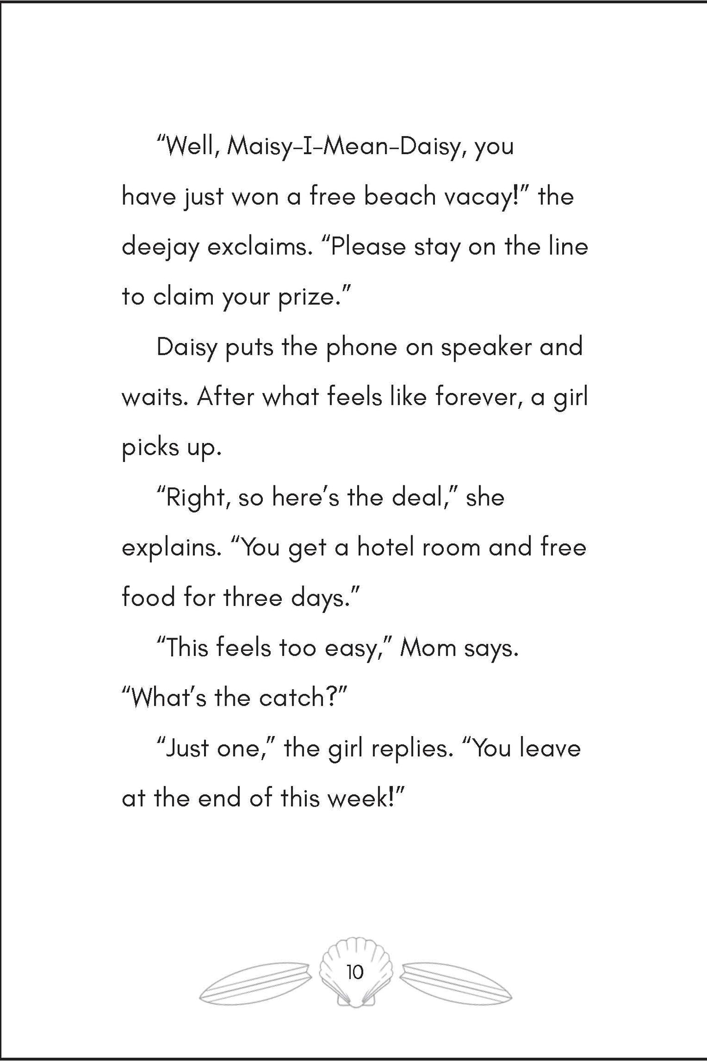 The Beach Getaway: Vowel Teams Decodable Chapter Book