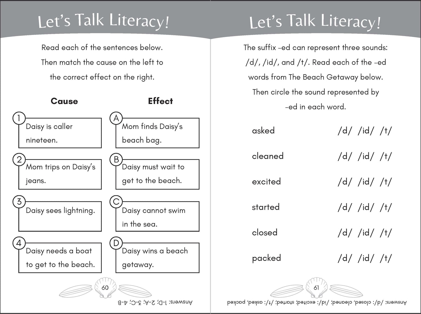 The Beach Getaway: Vowel Teams Decodable Chapter Book