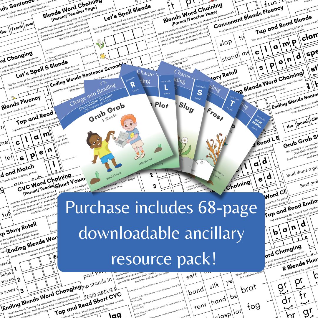 Stage 2: Consonant Blends Decodable Reader Set