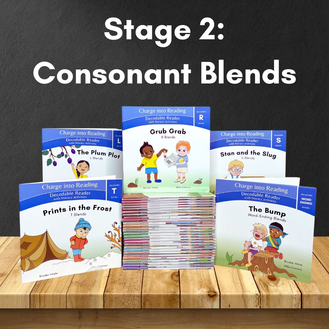 Stage 2: Consonant Blends Decodable Reader Set