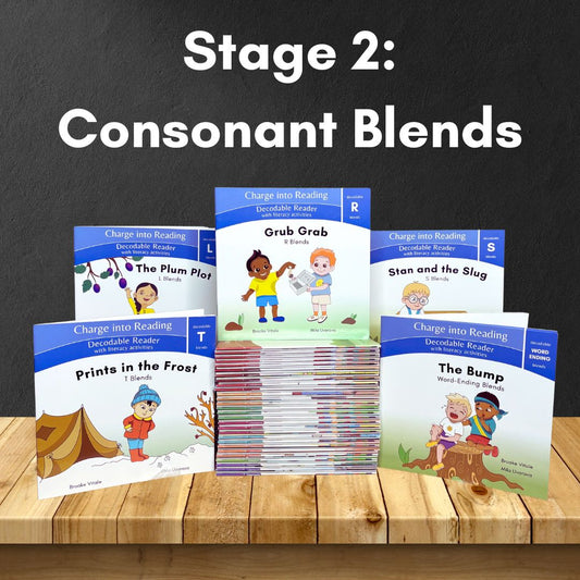 Stage 2: Consonant Blends Decodable Reader Set