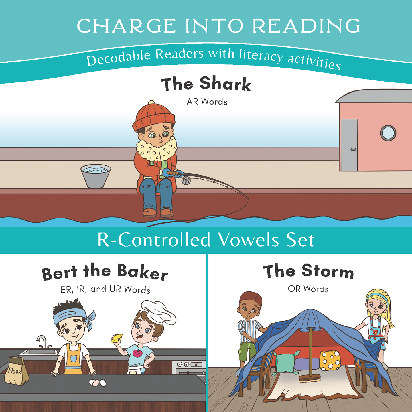 Stage 6: R-Controlled Vowel Decodable Reader Set