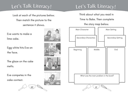 Time to Bake: Long Vowel VCE Decodable Chapter Book