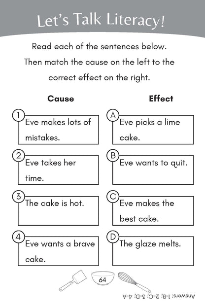 Time to Bake: Long Vowel VCE Decodable Chapter Book