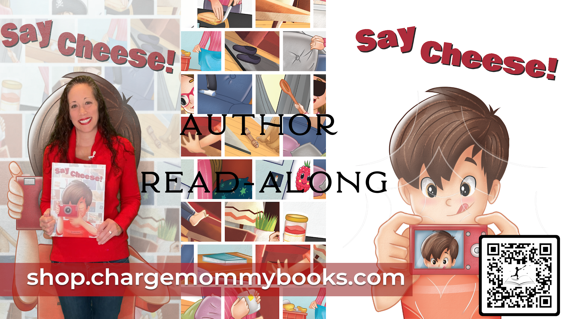 Load video: Say Cheese by Brooke Vitale Author Read-Along. Say Cheese is a story of the bond between a mother and her son. Perfect to read on Mother's Day, or any time you want to celebrate that parent-child bond!