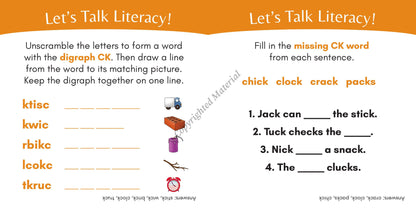 Stage 3: Digraph Decodable Reader Set
